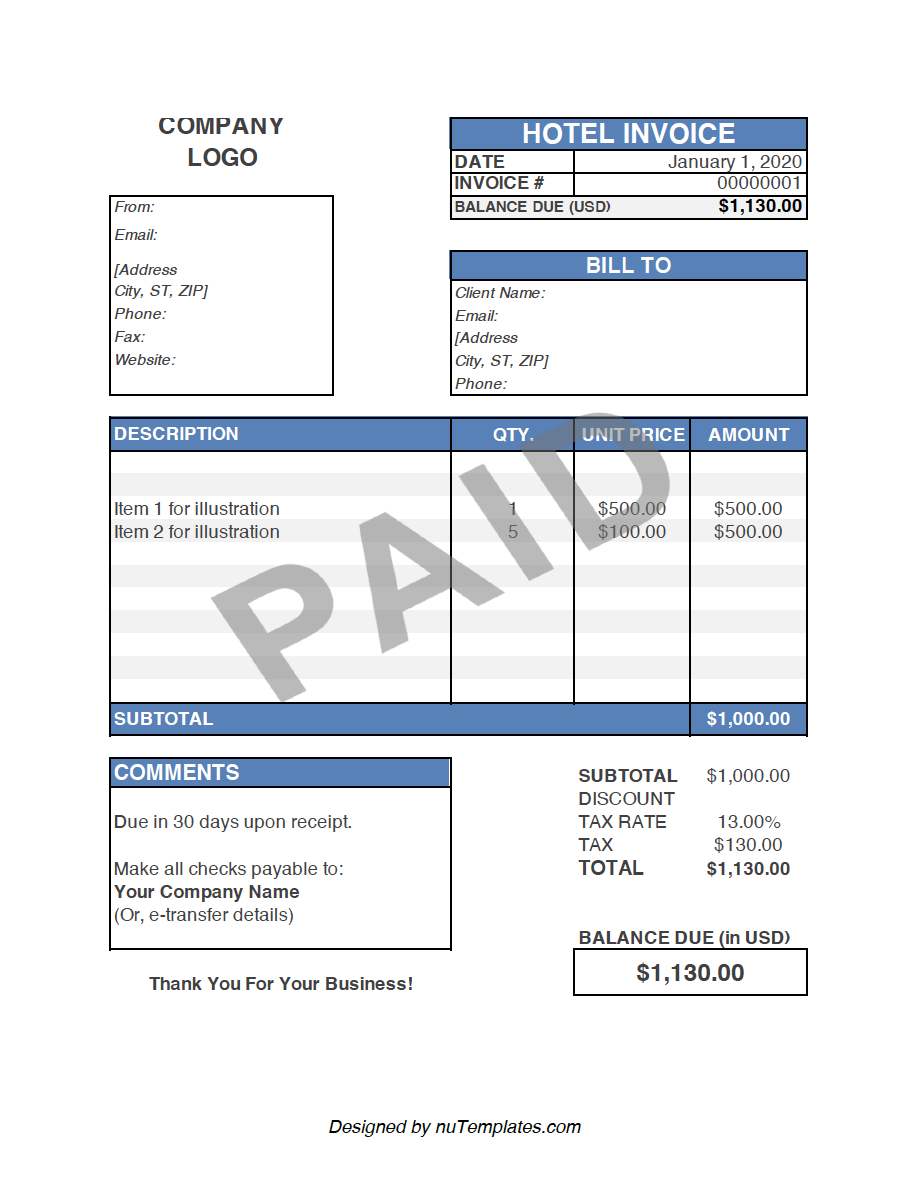 Fake Airbnb Receipt Template AirBnb Receipts nuTemplates