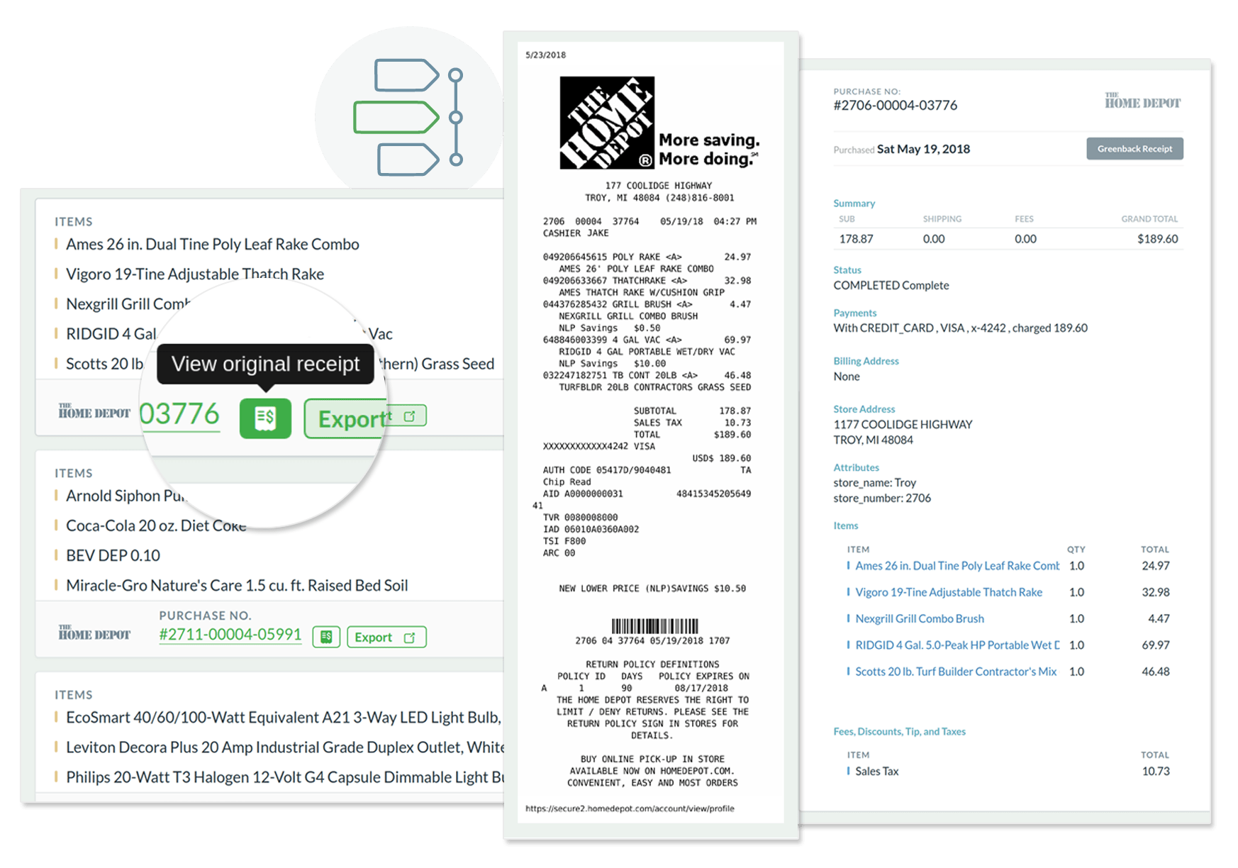 Fake Home Depot Receipt Generator & Free Template  nuTemplates With Regard To Home Depot Receipt Template